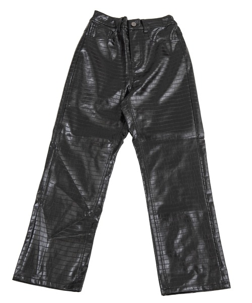 PUNYUS（プニュズ）の「フェィクレザーパンツ（その他パンツ・レディース・ブラック/ライトパープル・2/4/1/3）」の6枚目の写真