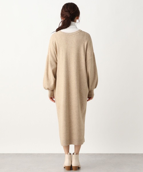 LEPSIM（レプシィム）の「マタニティ／12ゲージWAYヘンリーワンピース（マタニティウェア/グッズ・レディース・ベージュ/ブラウン/ブルー・FREE）」の15枚目の写真