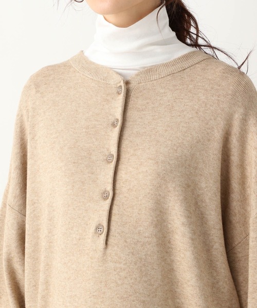 LEPSIM（レプシィム）の「マタニティ／12ゲージWAYヘンリーワンピース（マタニティウェア/グッズ・レディース・ベージュ/ブラウン/ブルー・FREE）」の16枚目の写真