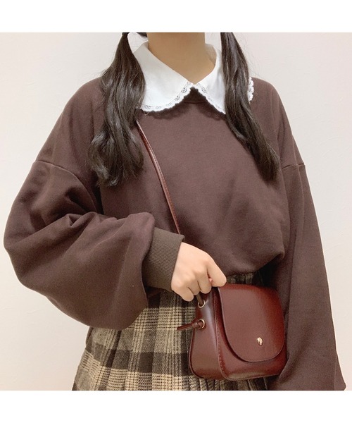 Cham.（チャム）の「チェックスカート(モカ)（スカート・レディース・ブラウン・FREE）」の4枚目の写真