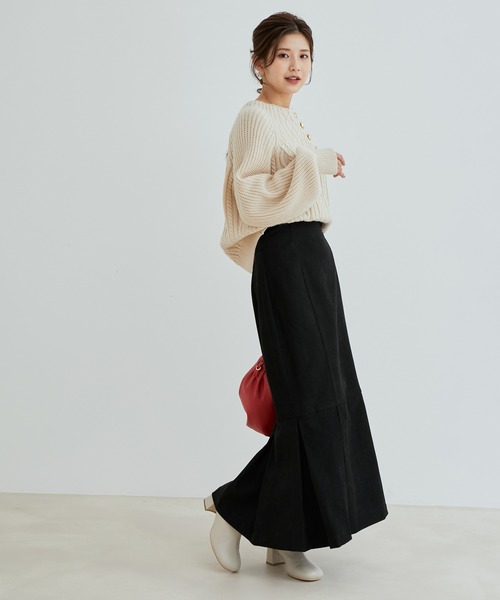 VIS（ビス）の「チェックアソートマーメイドスカート（スカート・レディース・ブラック/ベージュ/ブラック系その他・S/M）」の6枚目の写真