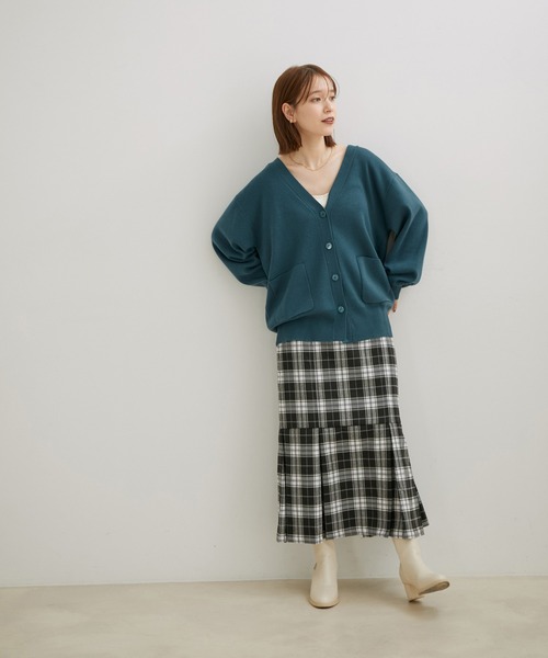 VIS（ビス）の「チェックアソートマーメイドスカート（スカート・レディース・ブラック/ベージュ/ブラック系その他・S/M）」の16枚目の写真