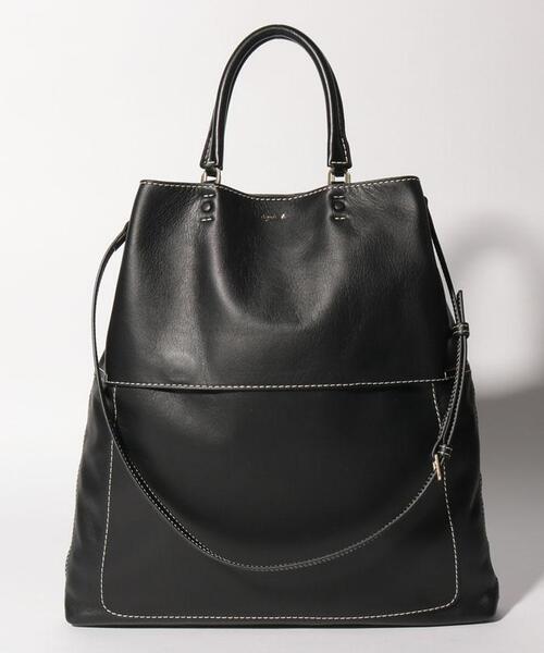 agnes b.（アニエスベー）の「ViVA 2wayトートバッグ (OAS06－01)（トートバッグ・レディース・ブラック・FREE）」の4枚目の写真