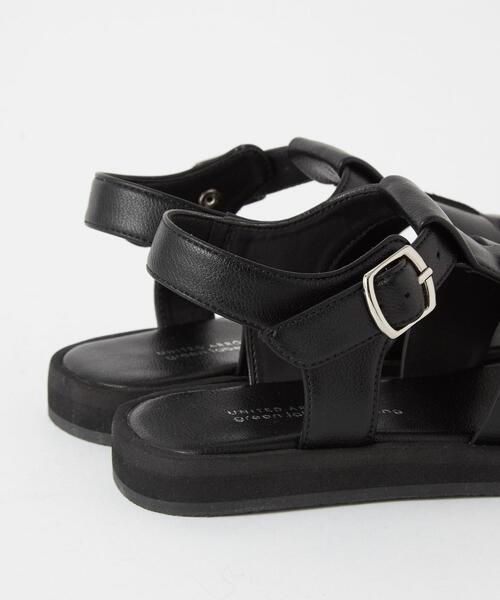 green label relaxing（グリーンレーベルリラクシング）の「◆GLR グルカ サンダル 17-23cm（サンダル・キッズ・オフホワイト/ブラック・23cm/21cm/20cm/18cm/22cm/17cm/19cm）」の12枚目の写真