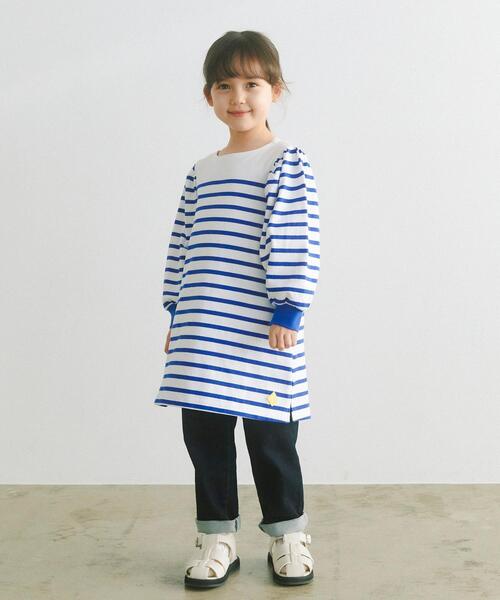 green label relaxing（グリーンレーベルリラクシング）の「◆GLR グルカ サンダル 17-23cm（サンダル・キッズ・オフホワイト/ブラック・23cm/21cm/20cm/18cm/22cm/17cm/19cm）」の5枚目の写真