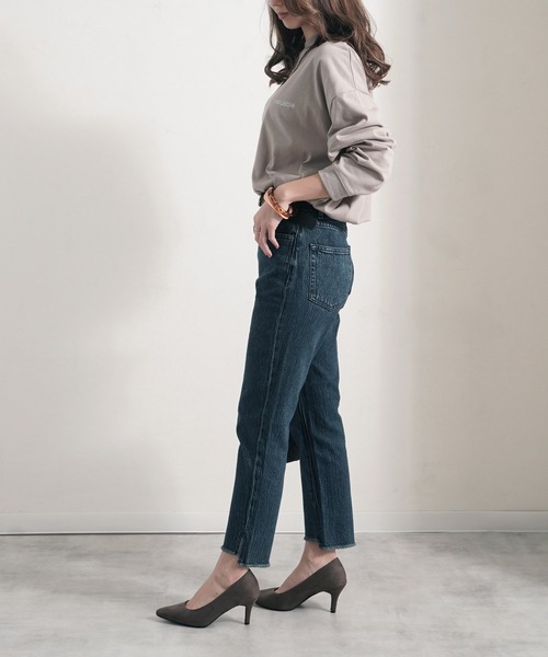 Fizz（フィズ）の「【Fizz/フィズ】　フォトプリントビッグロンT（Tシャツ/カットソー・レディース・グレイッシュベージュ/ベージュ/ブラック/ホワイト・M）」の8枚目の写真