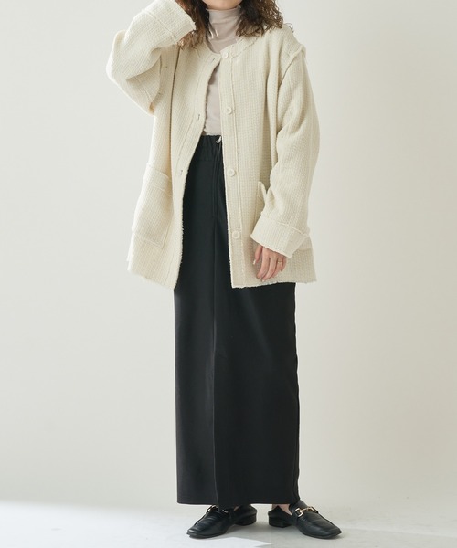 mystic（ミスティック）の「ツィードジレジャケット（テーラードジャケット・レディース・オフホワイト/その他・FREE）」の8枚目の写真
