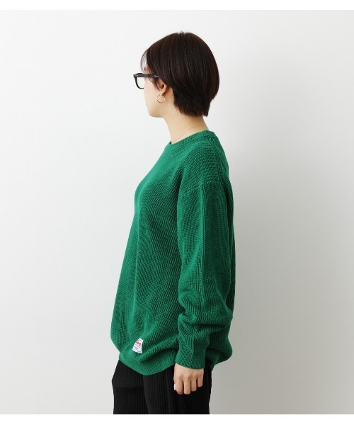 RODEO CROWNS WIDE BOWL(ロデオクラウンズワイドボウル)の「SHARE アゼニットトップス(ニット/セーター・レディース・ネイビー/ベージュ/グリーン・FREE)」の16枚目の写真