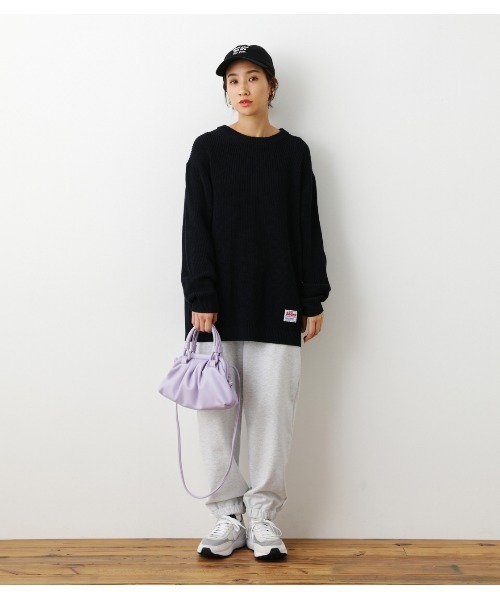 RODEO CROWNS WIDE BOWL(ロデオクラウンズワイドボウル)の「SHARE アゼニットトップス(ニット/セーター・レディース・ネイビー/ベージュ/グリーン・FREE)」の18枚目の写真