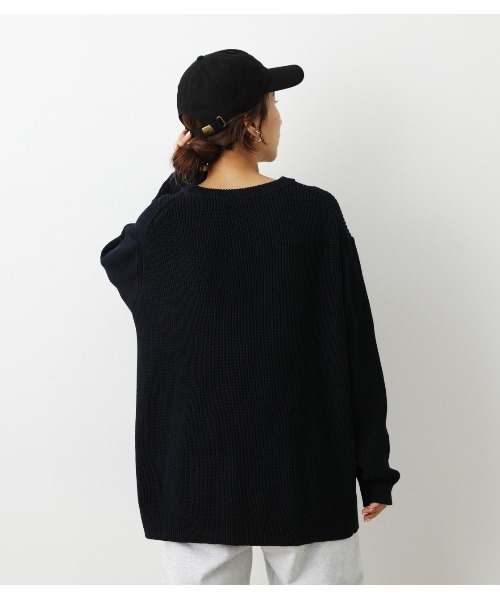 RODEO CROWNS WIDE BOWL(ロデオクラウンズワイドボウル)の「SHARE アゼニットトップス(ニット/セーター・レディース・ネイビー/ベージュ/グリーン・FREE)」の20枚目の写真