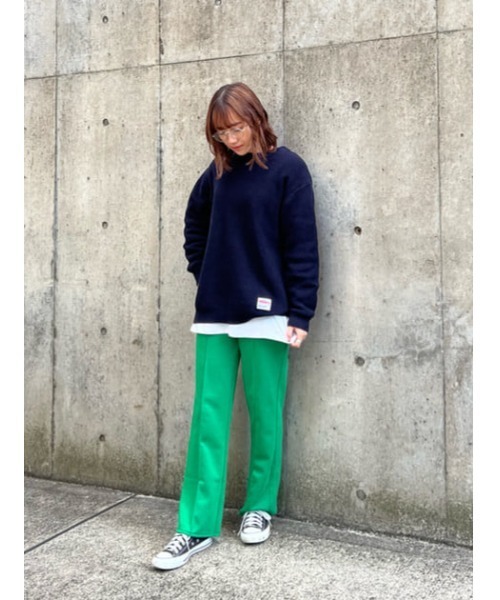 RODEO CROWNS WIDE BOWL(ロデオクラウンズワイドボウル)の「SHARE アゼニットトップス(ニット/セーター・レディース・ネイビー/ベージュ/グリーン・FREE)」の22枚目の写真