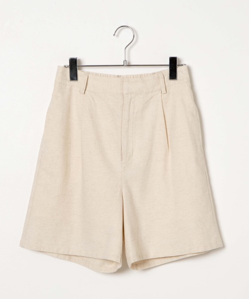 WEGO(ウィゴー)の「WEGO/リネンブレンドハーフパンツ(その他パンツ・レディース・ナチュラル/ブラック・FREE)」の19枚目の写真