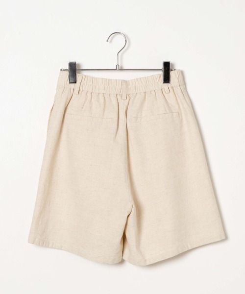 WEGO(ウィゴー)の「WEGO/リネンブレンドハーフパンツ(その他パンツ・レディース・ナチュラル/ブラック・FREE)」の20枚目の写真