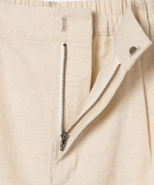 WEGO(ウィゴー)の「WEGO/リネンブレンドハーフパンツ(その他パンツ・レディース・ナチュラル/ブラック・FREE)」の14枚目の写真