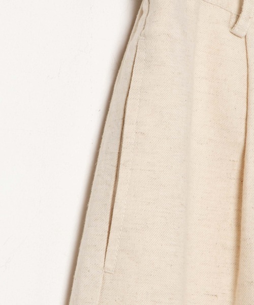 WEGO(ウィゴー)の「WEGO/リネンブレンドハーフパンツ(その他パンツ・レディース・ナチュラル/ブラック・FREE)」の16枚目の写真