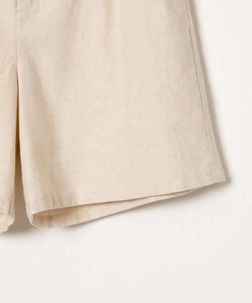 WEGO(ウィゴー)の「WEGO/リネンブレンドハーフパンツ(その他パンツ・レディース・ナチュラル/ブラック・FREE)」の17枚目の写真