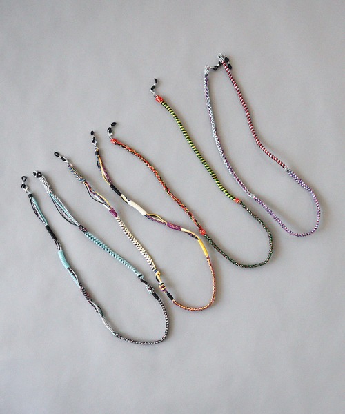 Editors Draw（エディターズドロー）の「グラスコード/イヤホンフォルダー ブレイドストラップ【Ria. Jaysmee 】（ネックレス・メンズ・A/B/C/D・ONE SIZE）」の6枚目の写真