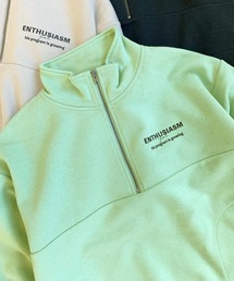 GLAZOS | 裏毛・ハーフジップトレーナー【セットアップ対応】(スウェット)