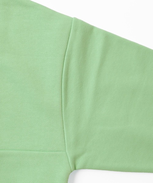 GLAZOS（グラソス）の「裏毛・ハーフジップトレーナー【セットアップ対応】（スウェット・キッズ・ブラック/ライトグリーン/ベージュ系その他・130cm/140cm/150cm/160cm/170cm）」の8枚目の写真