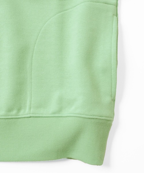 GLAZOS（グラソス）の「裏毛・ハーフジップトレーナー【セットアップ対応】（スウェット・キッズ・ブラック/ライトグリーン/ベージュ系その他・130cm/140cm/150cm/160cm/170cm）」の20枚目の写真