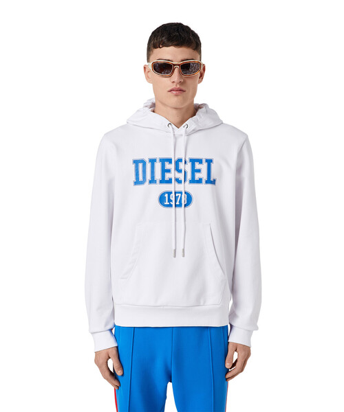 DIESEL(ディーゼル)の「メンズ スウェット パーカー プルオーバー(パーカー・メンズ・ホワイト/レッド/ブラック/ブルー・LARGE/X-SMALL/XX-LARGE/SMALL/X-LARGE/MEDIUM/XXX-LARGE)」の22枚目の写真