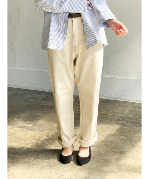 SMITH'S(スミス)の「SMITH'S AMERICAN CHARIE PANTS(カーゴパンツ・メンズ・ブラック/アイボリー・MEDIUM/LARGE/S)」の5枚目の写真