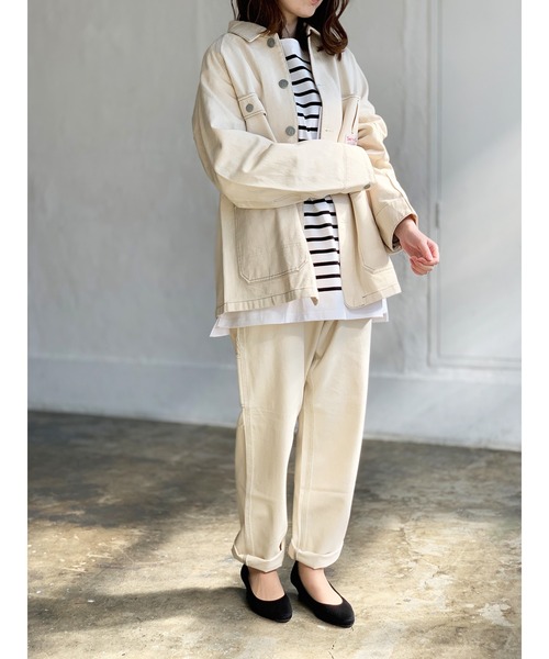 SMITH'S(スミス)の「SMITH'S AMERICAN CHARIE PANTS(カーゴパンツ・メンズ・ブラック/アイボリー・MEDIUM/LARGE/S)」の12枚目の写真