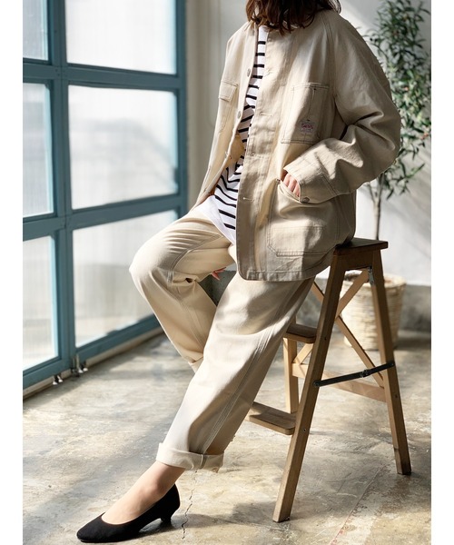 SMITH'S(スミス)の「SMITH'S AMERICAN CHARIE PANTS(カーゴパンツ・メンズ・ブラック/アイボリー・MEDIUM/LARGE/S)」の13枚目の写真
