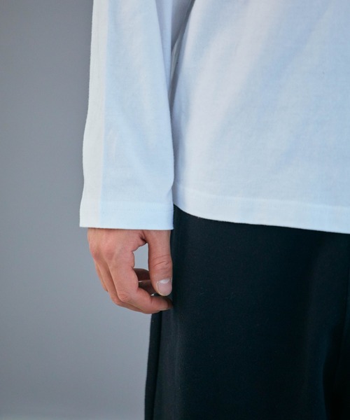 WEGO（ウィゴー）の「WEGO/スタンダードモックネックT（Tシャツ/カットソー・メンズ・ホワイト/ブラック・LARGE/MEDIUM/SMALL）」の19枚目の写真