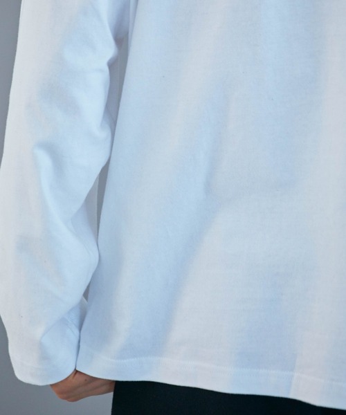 WEGO（ウィゴー）の「WEGO/スタンダードモックネックT（Tシャツ/カットソー・メンズ・ホワイト/ブラック・LARGE/MEDIUM/SMALL）」の18枚目の写真