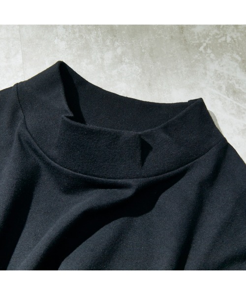 WEGO（ウィゴー）の「WEGO/スタンダードモックネックT（Tシャツ/カットソー・メンズ・ホワイト/ブラック・LARGE/MEDIUM/SMALL）」の22枚目の写真