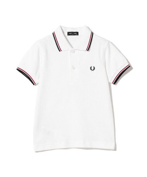 こども ビームス（コドモビームス）の「FRED PERRY / Twin Tipped ポロシャツ 22 (2～9才)（ポロシャツ・キッズ・ホワイト/ブラック/ネイビー・2-3/6-7/4-5/8-9）」の2枚目の写真