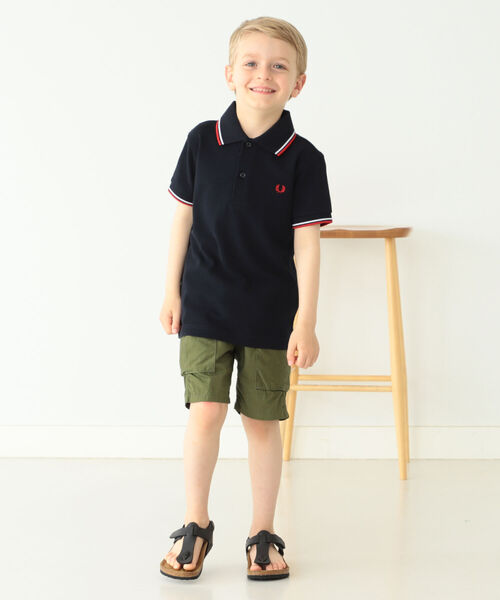 こども ビームス（コドモビームス）の「FRED PERRY / Twin Tipped ポロシャツ 22 (2～9才)（ポロシャツ・キッズ・ホワイト/ブラック/ネイビー・2-3/6-7/4-5/8-9）」の16枚目の写真