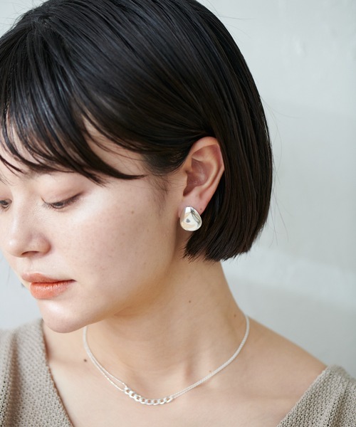 COLLAGE GALLARDAGALANTE(コラージュガリャルダガランテ)の「Nina&Jules/ニナ・エ・ジュール/ピアス(ピアス(両耳用)・レディース・シルバー・FREE)」の4枚目の写真