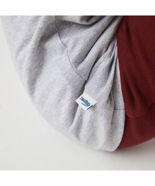 LACOSTE L!VE（ラコステライブ）の「ラコステライブ ラグランスリーブTシャツ（Tシャツ/カットソー・メンズ・ホワイト/グレー・S/M/L/XS）」の8枚目の写真