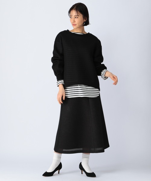 BARNYARDSTORM（バンヤードストーム）の「BARNYARDSTORM / 【WEB限定サイズXS】メッシュスカート（スカート・レディース・ブラック/ベージュ・00/0/1）」の18枚目の写真