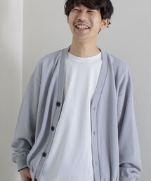 《カーディガン＋カットソーの2点SET》レイヤードカーディガン【WEB限定カラーあり】