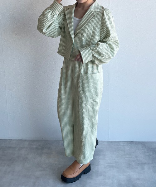 w closet（ダブルクローゼット）の「【SETUP対応】ギンガムチェック