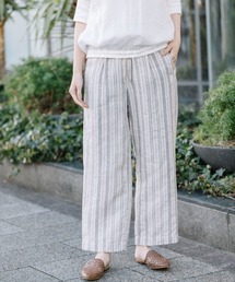 Munich | リネントップクオーターボーダーイージーパンツ(その他パンツ)