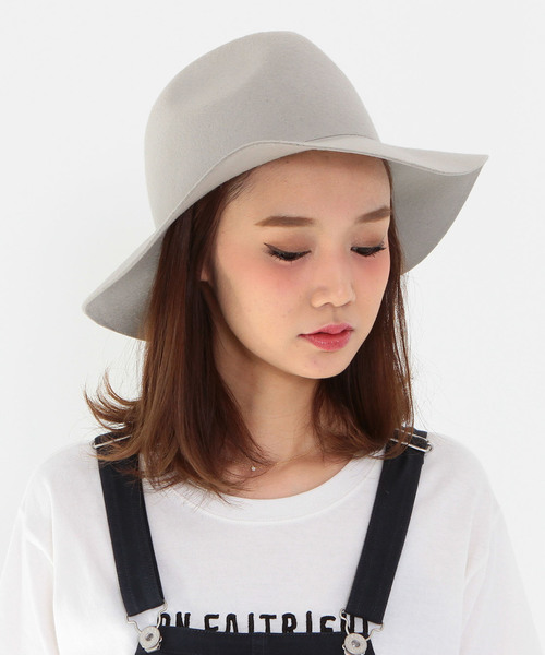 Another Edition(アナザーエディション)の「プレーンツバヒロナカオレハット/AE PLN ツバヒロナカオレHAT(ハット・レディース・ブラック/グレー/ナチュラル・フリー)」の2枚目の写真