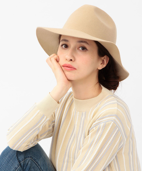 Another Edition(アナザーエディション)の「プレーンツバヒロナカオレハット/AE PLN ツバヒロナカオレHAT(ハット・レディース・ブラック/グレー/ナチュラル・フリー)」の11枚目の写真