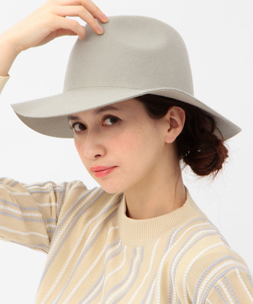 Another Edition(アナザーエディション)の「プレーンツバヒロナカオレハット/AE PLN ツバヒロナカオレHAT(ハット・レディース・ブラック/グレー/ナチュラル・フリー)」の12枚目の写真