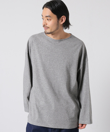 【j.s.homestead】YAK/COTTON JERSEY ボートネックL/STシャツ
