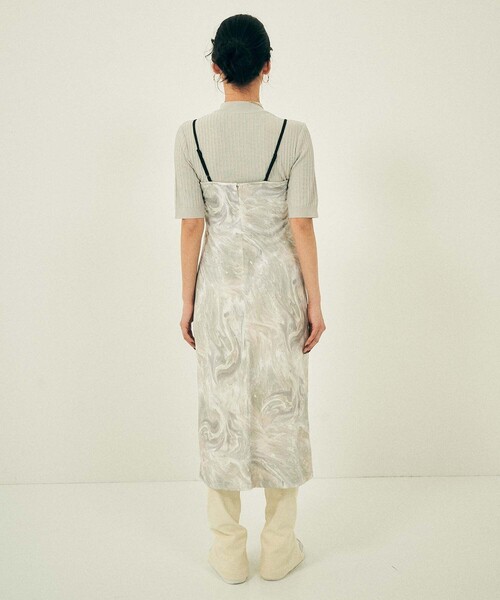 CITY TOKYO（シティトウキョウ）の「【洗濯機洗い可能】ZOE ART キャミワンピース【A＋TOKYO / エープラストウキョウ】（ワンピース・レディース・グレー/その他2・1/2）」の11枚目の写真