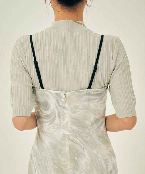 CITY TOKYO（シティトウキョウ）の「【洗濯機洗い可能】ZOE ART キャミワンピース【A＋TOKYO / エープラストウキョウ】（ワンピース・レディース・グレー/その他2・1/2）」の14枚目の写真
