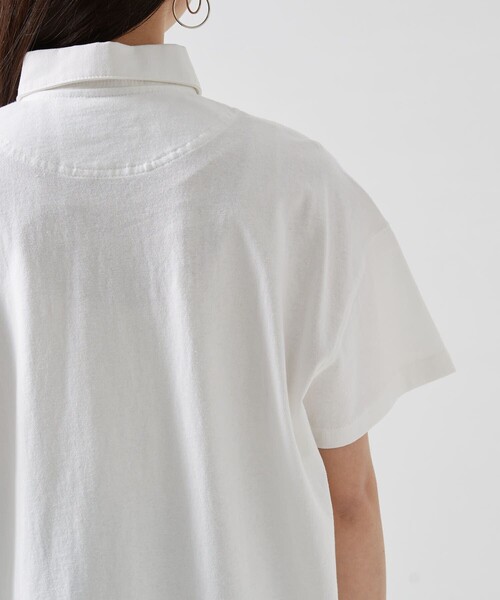 U.S. POLO ASSN.（ユーエスポロアッスン）の「【U.S. POLO ASSN./ユーエスポロアッスン】 別注ラガーシャツワンピース（ワンピース・レディース・ホワイト/ブラック/ダークグリーン/ネイビー/サックスブルー/ロイヤルブルー・ﾌﾘ-）」の10枚目の写真