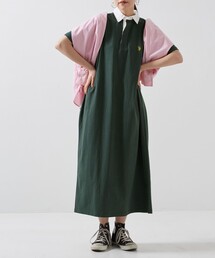 U.S. POLO ASSN. | ▽【U.S. POLO ASSN./ユーエスポロアッスン】 別注ラガーシャツワンピース(ワンピース)