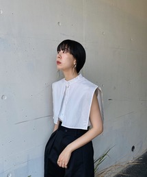 y/m by RIKA | ブロードケープノースリーブラウス(シャツ/ブラウス)