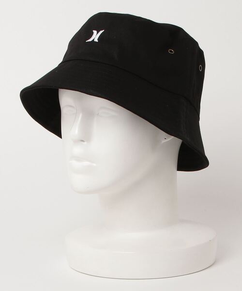 Hurley (ハーレー)の「M SMALL LOGO BUCKET ハーレー ロゴバケットハット(ハット・メンズ・ブラック/ブルー系その他/ネイビー・FREE)」の2枚目の写真
