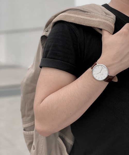 Daniel Wellington（ダニエルウェリントン）の「CLASSIC ST MAWES STRAP（アナログ腕時計・レディース・シルバー/ピンクゴールド・20mm/18mm）」の8枚目の写真